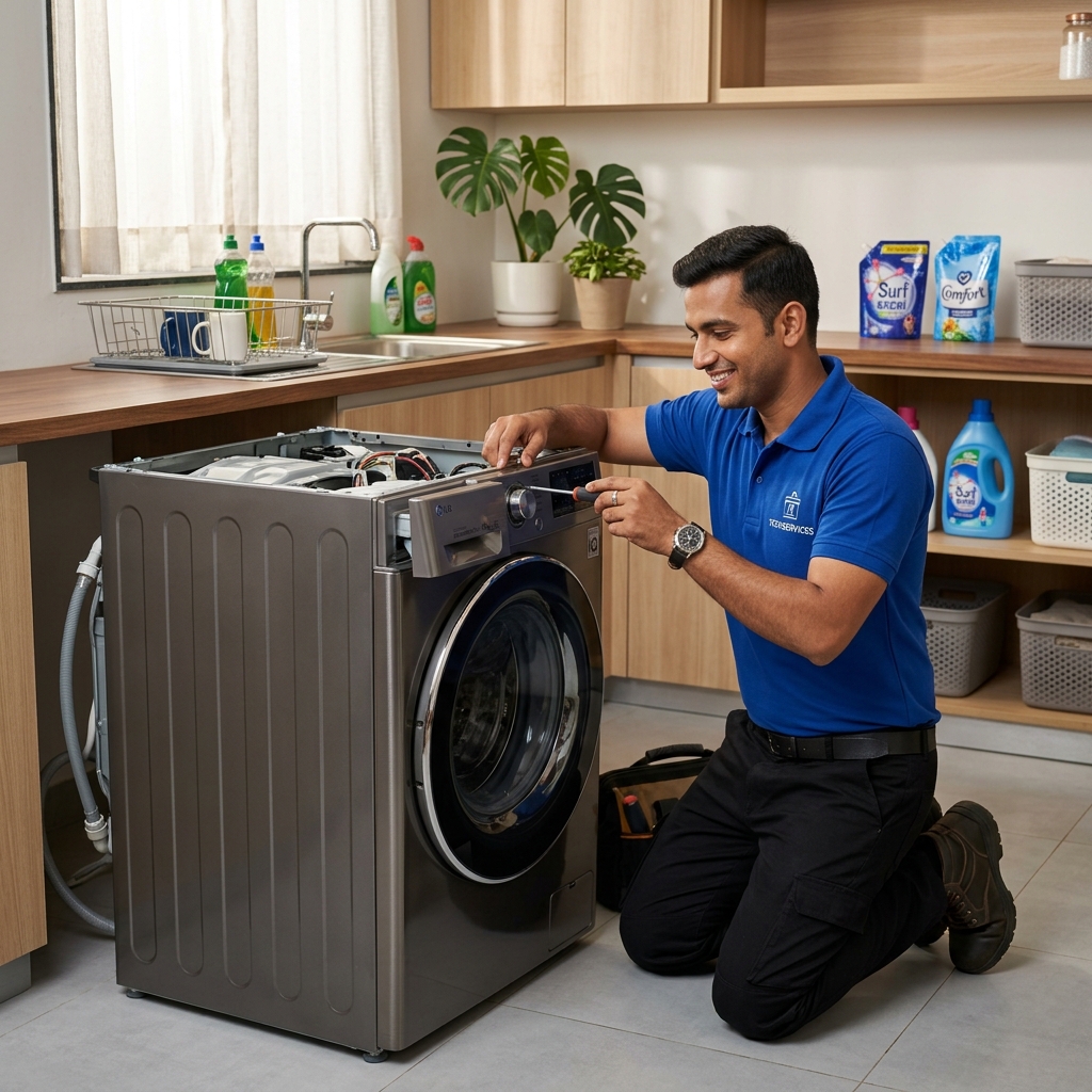 Washing machine filter cleaning guide
